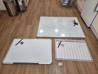 3 x Office Whiteboards/Planner
