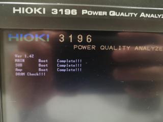 Hioki 3196 Power Quality Analyzer W/ Accessories & Case