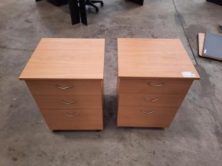 2 x 3 Drawer Office Mobile Units