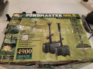 Pondmaster MK II 4900 Fountain Pond Pump