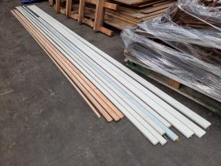 12x Assorted MDF and Wood Trim Lengths
