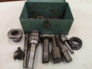 BSA Tools Milling Chuck w/ Assorted Accessories, Case
