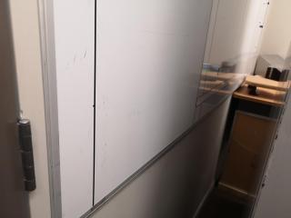 Large 2400mm Wide Wall Mounted Office Whiteboard