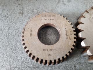 4 x Gear Shaper Cutters