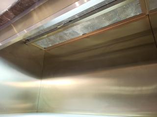 Lighted Stainless Serving Cabinet