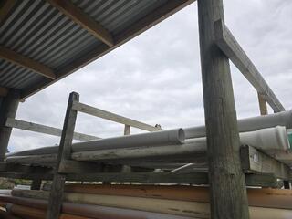  Large Lot of PVC Pipe 