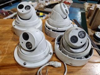 4x Hikvision 4mp Network Turrent Dome Security Cameras