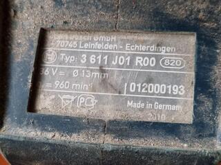 Bosch 36V Professional SDS-Plus Rotary Hammer