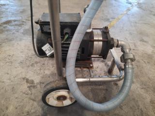 Trolley Mounted Electric Pump with Keg Reservoir