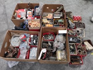 Pallet of Assorted Farm Equipment & Tractor Parts, Components & More