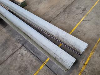 10x Galvanised Angle Steel 6230mm Lengths