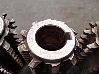 5 x Gear Hobber Cutters