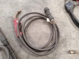 Assortment of Welding Cables/Grounds and Torches