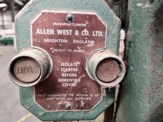 Vintage Drill Press by Allen West & Co Ltd
