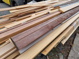 Mixed Lot of Wood & MDF Trim, Edging Boards & More