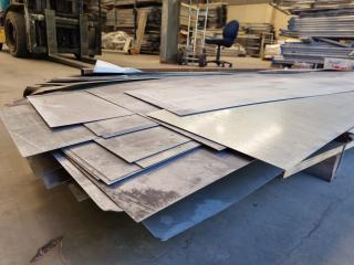 Pallet of Zincalume Off-Cut Steel Sheets