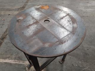 Custom Heavy Steel Small Workshop Table