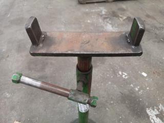 Adjustable Material Support Roller Stand