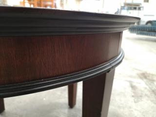 Stylish Wooden Circular Lamp Table