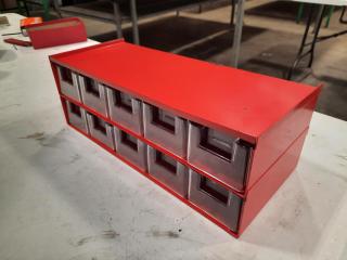6 x Assorted Workshop Part Drawers