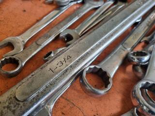 40+ Assorted Combination Wrenches & More