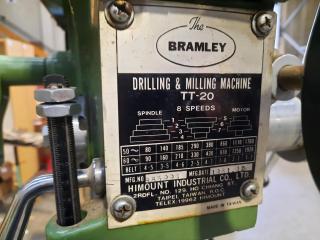 Single Phase Bramley TT-20 Drilling & Milling Machine