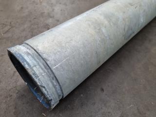 Galvanised Steel Pipe, 4000x115mm