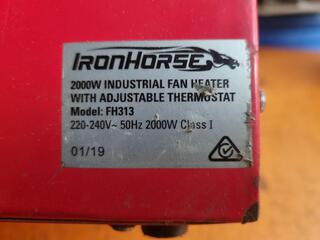 IronHorse 2000W Industrial Fan Heater