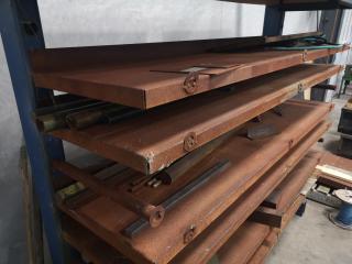 Heavy Steel Material Storage Rack Unit