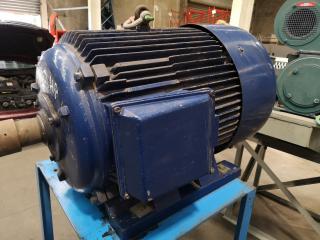 Large Electric Industrial Motor w/ Stand