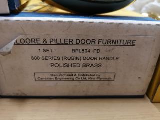 6x Quality Stylish Door Handle Sets by Bloore & Piller