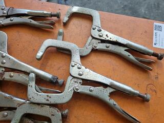 9x Locking C-Clamps