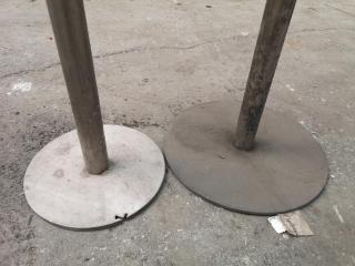 2x Industrial Material Support Stands