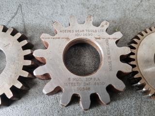 4 x Gear Shaper Cutters