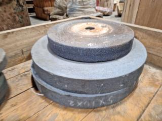 Crate of Assorted Grinding Wheels