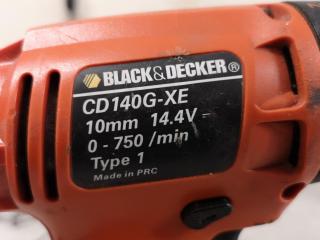 Black & Decker 14.4V Cordless Drill Driver