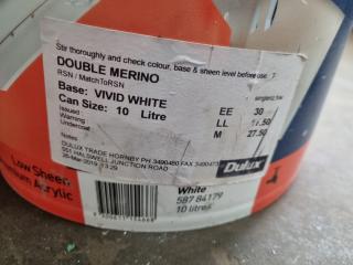 6x 10L Dulux Professional Interior Paints, Partial Buckets