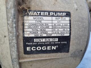 Ecogen Portable Petrol Water Pump, Missing components!