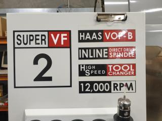 Haas Super VF 2SS Vertical Machining Centre