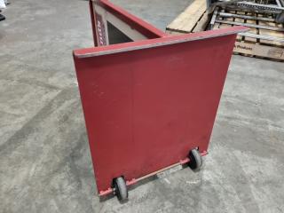 Heavy Steel Mobile Sidewalk Retail Sign Frame