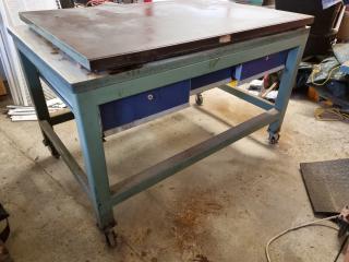 Heavy Mobile Workshop Table Workbench