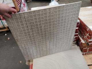 600x600mm Vitrified Ceramic Tiles, 4.32m2 Coverage