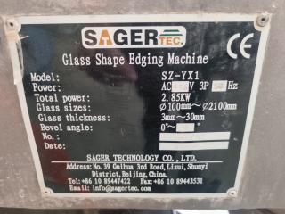 Sager Tec. Glass Shape Edging Machine