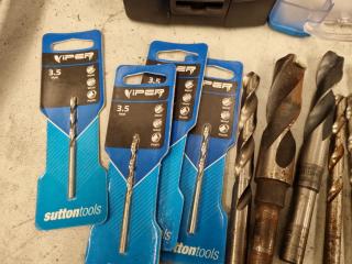 Assorted Drill Bits, Grinding Didk, Sanding Consumables, & More