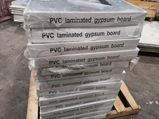 595x595mm PVC Laminated Gypsum Board Ceiling / Wall Panels