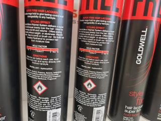 9x Goldwell Style Fix Super Firm Hair Lacquer