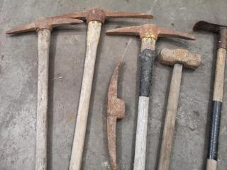 Assorted Vintage Picks & Axes & More