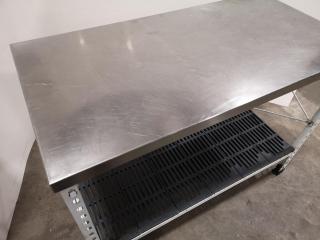 Stainless Steel Topped Commercial Kitchen Table Bench