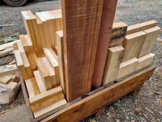 Assorted Mixed Wood Boards, Trim, & More