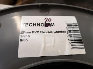20mm PVC Flexible Conduit, 30m Length